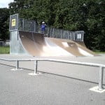 Traneberg Skatepark Rail Rail i Traneberg Skatepark