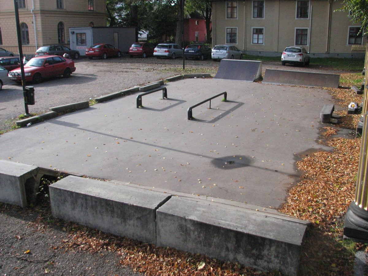 Nicolaiskolans skatepark i Nyköping