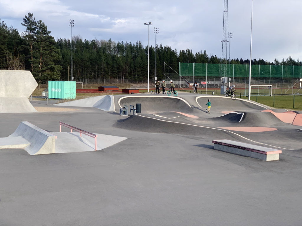 Skatepark i Upplands Väsby.