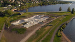 Rättvik skatepark, betongpark