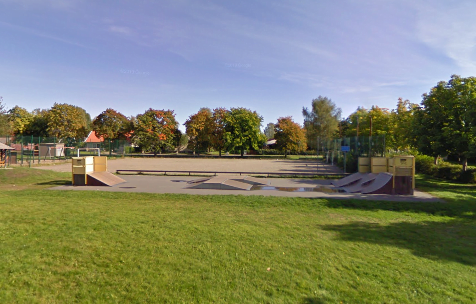 Västerhaninge skatepark i Haninge kommun
