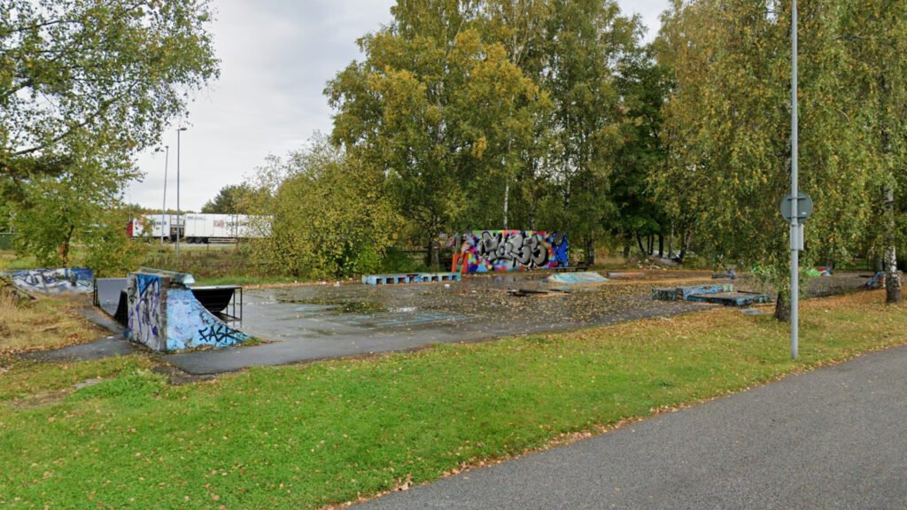 Ekeby skatepark i Karlskoga i september 2022